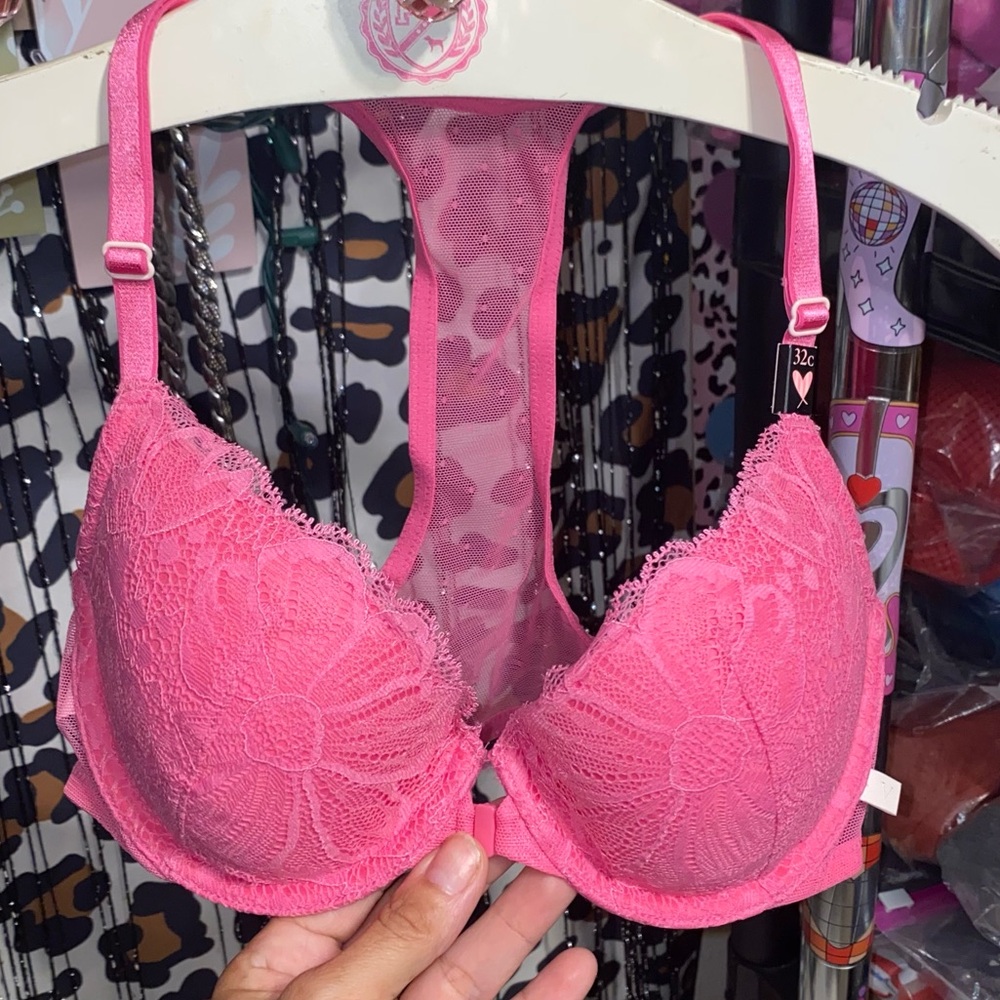 VICTORIA SECRET SEXY TEE LIGHTLY LINED RACERBACK DEMI BRA